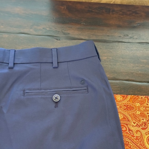 Peter Millar Men's Size 36x32 Navy Raleigh Performance Trouser MSRP $160 - Picture 4 of 9